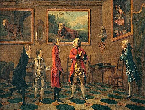 A Caricature Group in Florence, 1763, Thomas Patch