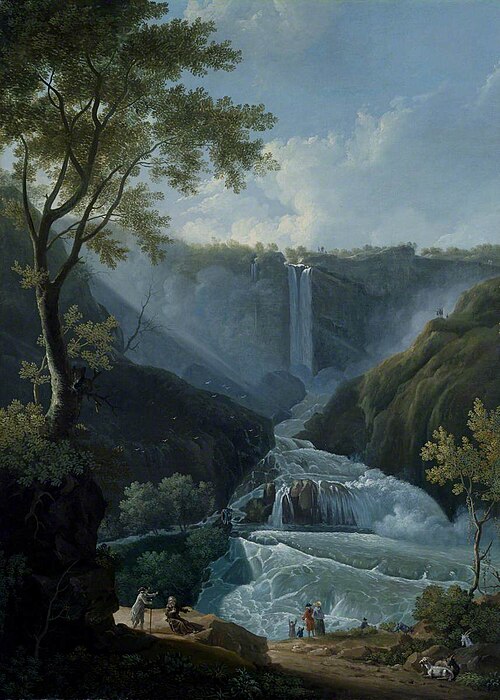 The Falls of Terni, 1767, Thomas Patch