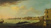 The Harbour, Naples by Thomas Patch, 1750, Thomas Patch