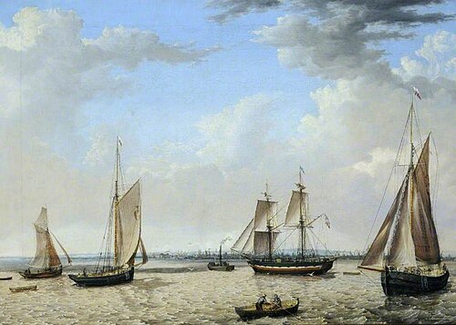 Shipping on the Humber, 1859, Thomas Henry Binks