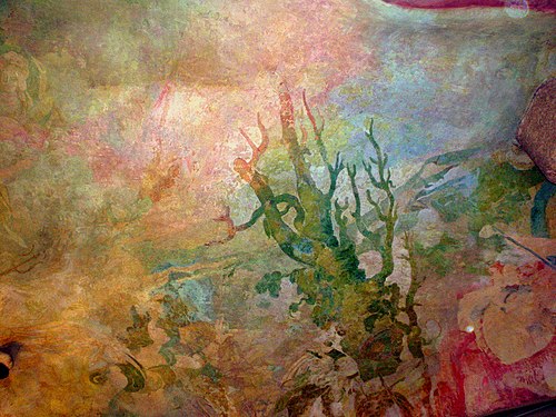 Murals in Casa Milà lobby, 1909, Iu Pascual Rodés