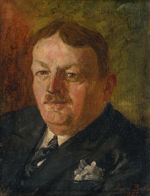 Portrét Pavla Gallu, 1927, Aurel Ballo