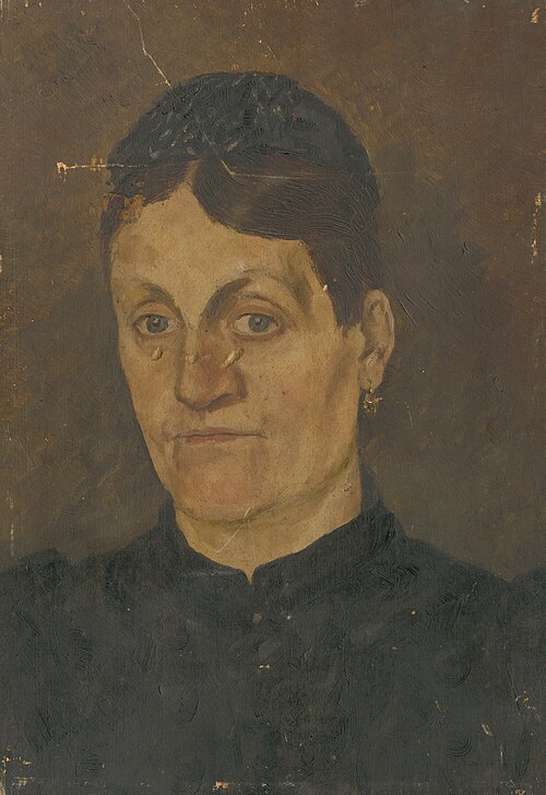 Podobizeň Zuzany Ballovej. Portrét chlapca Štefana Žuffu, 1900, Aurel Ballo