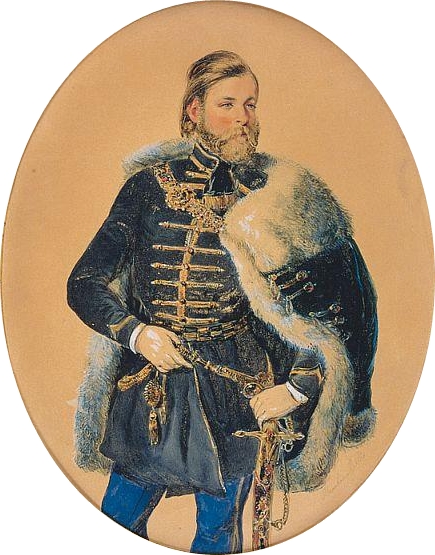 Portrait of Count Sándor Károlyi, 1850, Miklós Barabás