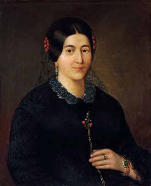 Portrait of a young Lady, 1877, Miklós Barabás
