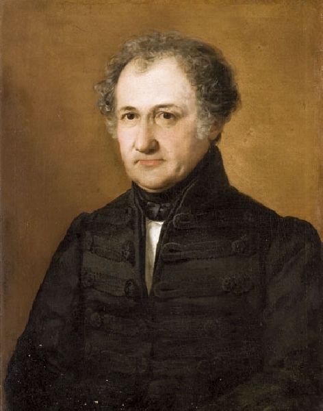 Portrait of Simon Vikol, 1840, Miklós Barabás