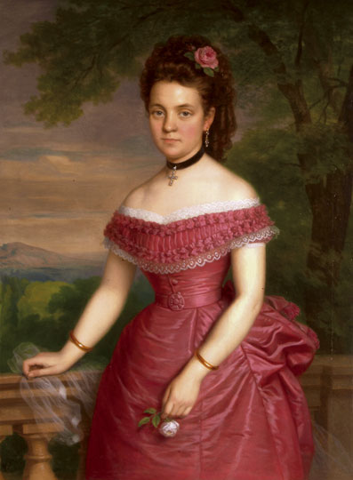 Portrait of Ida Ohm, 1872, Miklós Barabás
