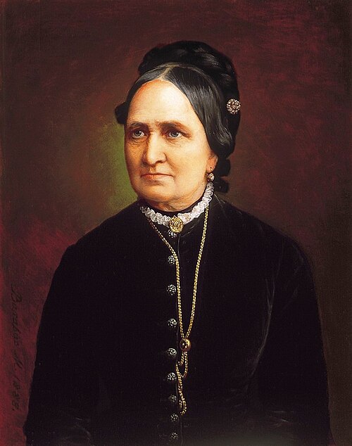 Portrait of Györgyi Illyés, 1888, Miklós Barabás