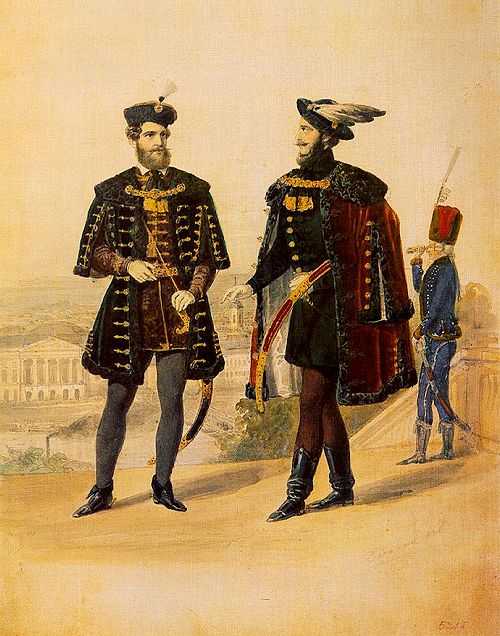 National Fashion Tableau, 1846, Miklós Barabás