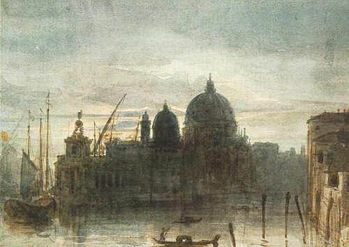 Venice at Dusk, 1834, Miklós Barabás