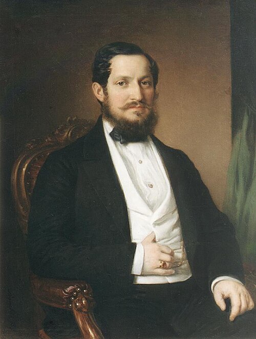 Portrait of János Matta, 1860, Miklós Barabás