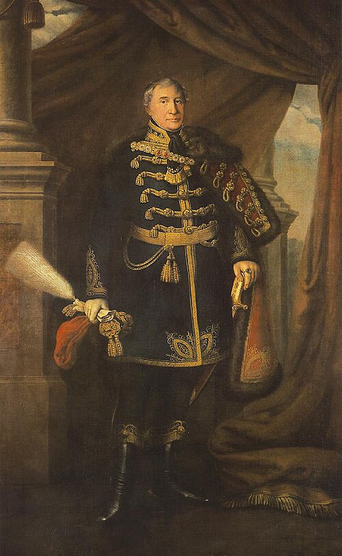Portrait of János Buttler, 1836, Miklós Barabás