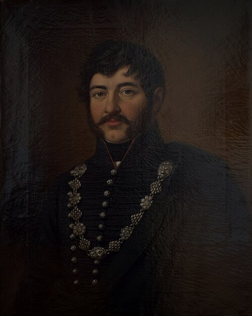 Portrait of Dániel Berzsenyi, 1859, Miklós Barabás