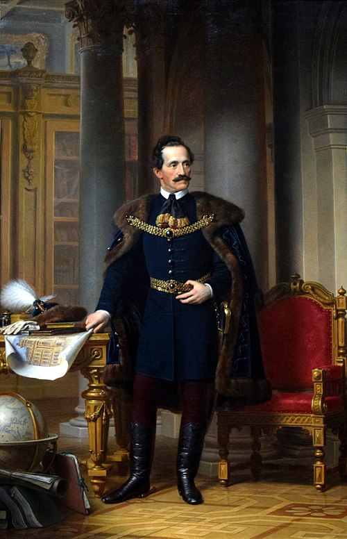 Portrait of Count Emil Dessewffy, 1866, Miklós Barabás