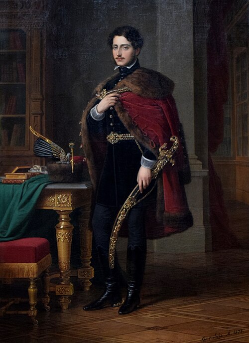 Portrait of Count György Károlyi, 1878, Miklós Barabás