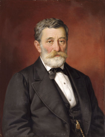 Portrait of a bearded Man, 1881, Miklós Barabás
