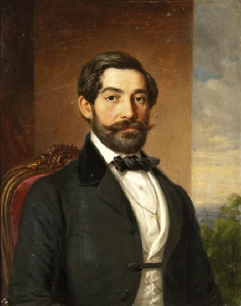 Portrait of a Man, 1857, Miklós Barabás