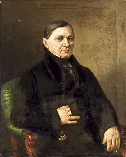 Portrait of Manó Erlich, 1842, Miklós Barabás