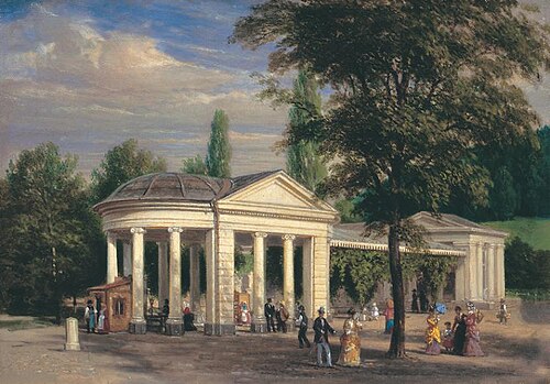 Spring near the Church in Hodritsch, 1874, Miklós Barabás