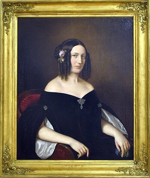 Portrait of a Young Widow, 1842, Miklós Barabás
