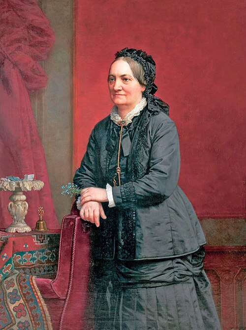 Portrait of Borbála Földváry, 1888, Miklós Barabás