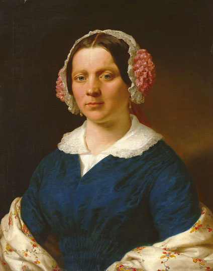 Portrait de femme, 1857, Miklós Barabás