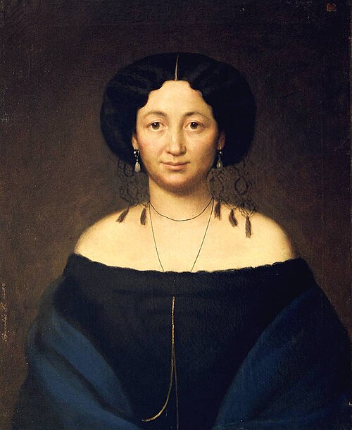 Portrait of a woman, 1870, Miklós Barabás