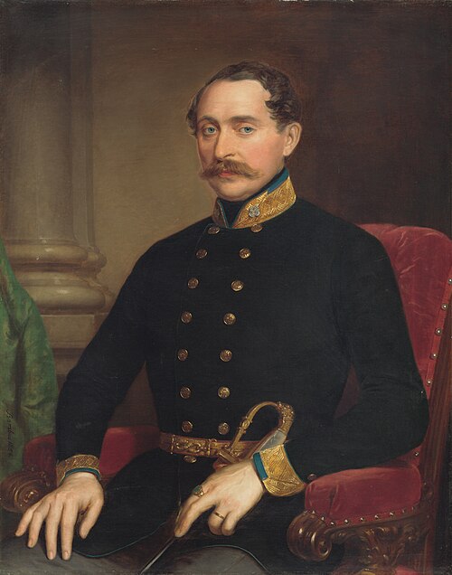 Portrait of an Officer, 1854, Miklós Barabás