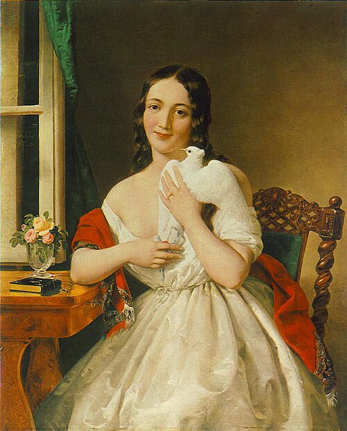 Pigeon Post, 1843, Miklós Barabás