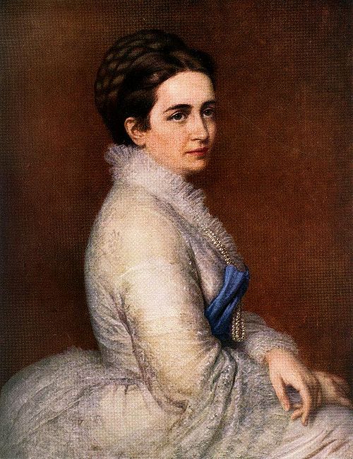 Portrait of Mrs. István Bittó, 1874, Miklós Barabás