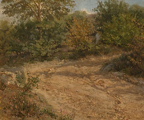 A Track at Cernay-la-Ville, 1865, Viktor Barvitius