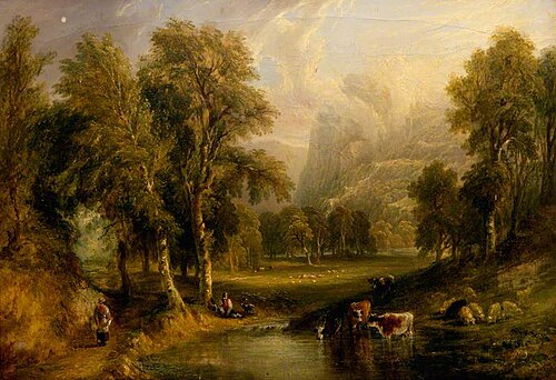 Landscape with Cattle, , Joseph Vincent Barber