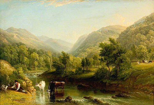 Landscape with Cattle, , Joseph Vincent Barber