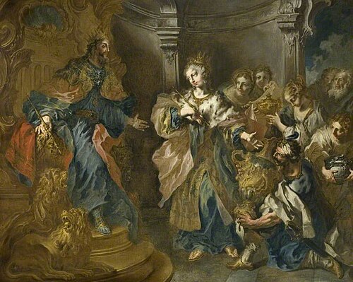 King Solomon and the Queen of Sheba, 1725, Vincenzo Damini