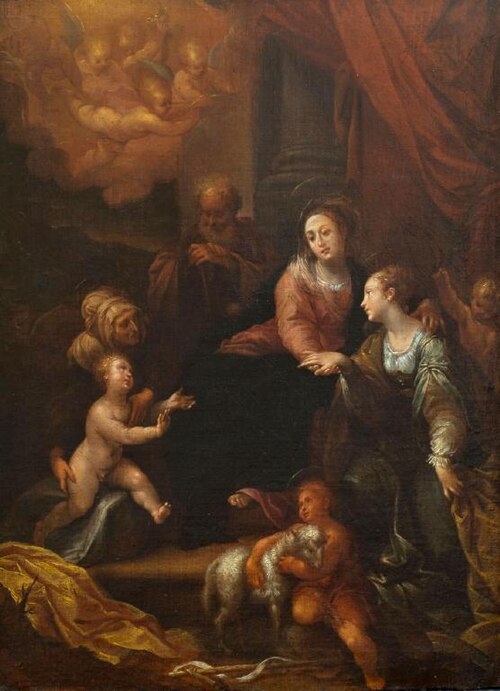 The Mystic Marriage of Saint Catherine, , Vincenzo Spisanelli