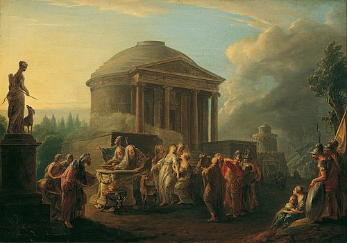 Die Opferung Iphigeniens, 1790, Vinzenz Fischer