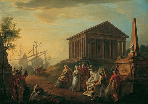 Die Opferung der Polyxena, 1790, Vinzenz Fischer
