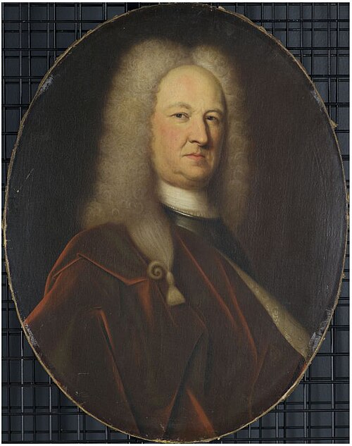 Portrait of Schelte van Heemstra ( -1733), 1727, Bernardus Accama