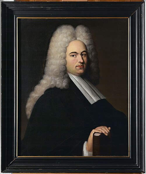 Portret van Campegius Vitringa, 1723, Bernardus Accama