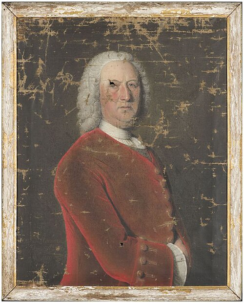 Portret van Jon. Hans Willem van Camstra, 1751, Bernardus Accama