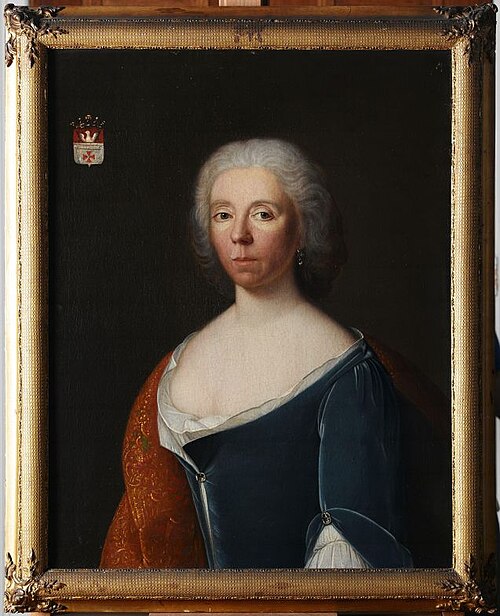 Portret van Hester Lucia de Laignier, 1746, Bernardus Accama