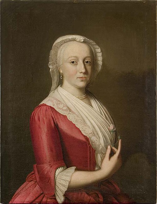 Portret van Aafjen Bourboom, 1744, Bernardus Accama