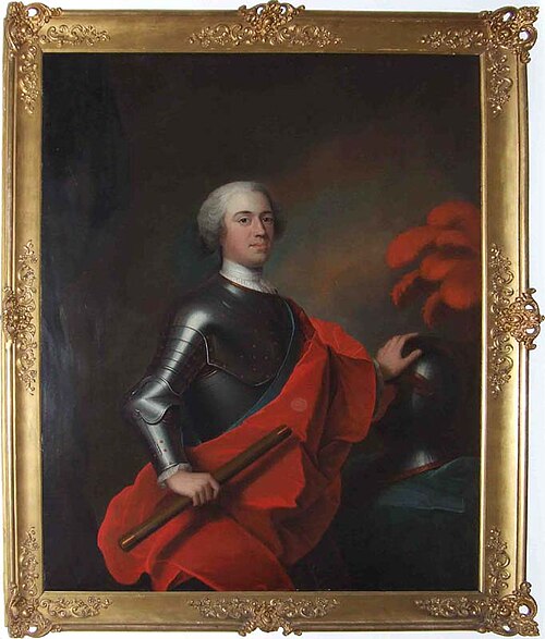 Portrait of Stadholder Willem IV, 1740, Bernardus Accama
