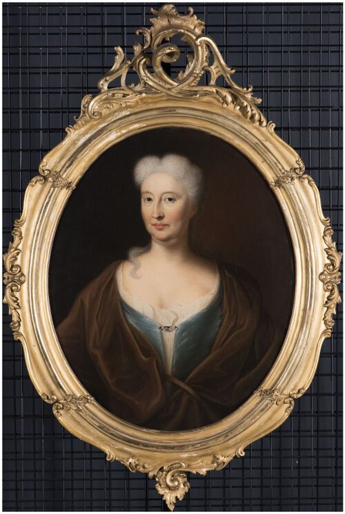 Portrait of Wisckjen van Scheltinga (1681-1760), 1728, Bernardus Accama