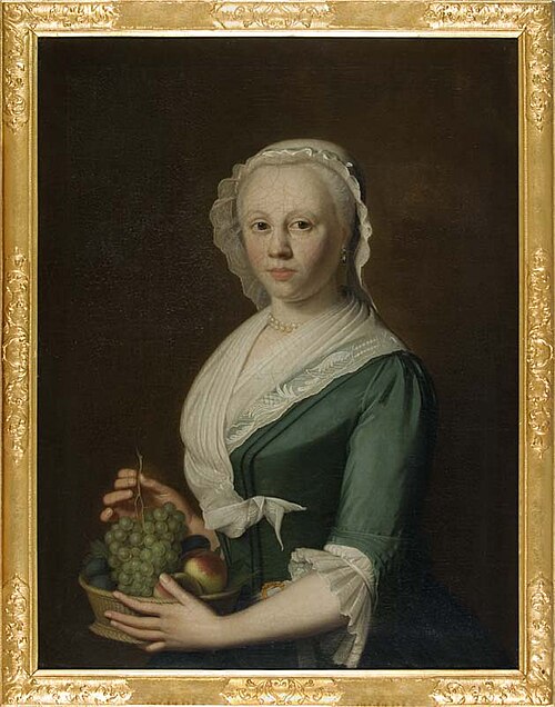 Portret van Iskjen Catharina Bourboom, 1744, Bernardus Accama