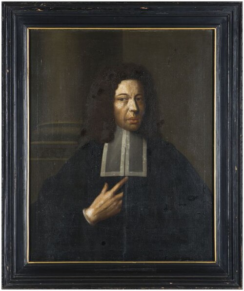 Portret van Campegius Vitringa (Sr), 1722, Bernardus Accama