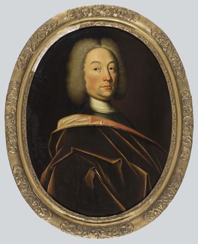 Portrait painting of Frans Julius Johan Heringa van Eysinga, 1710, Bernardus Accama