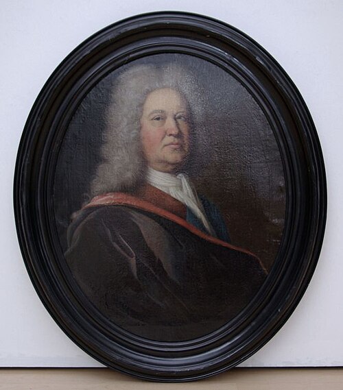 Portrait of Martinus van Scheltinga (1666-1742), 1728, Bernardus Accama