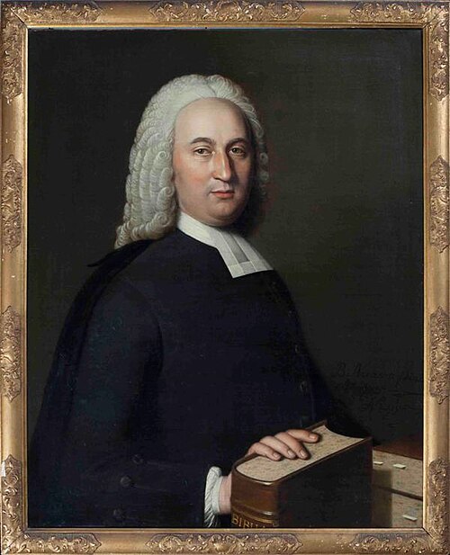 Portret van Ds.Hesseling, 1755, Bernardus Accama