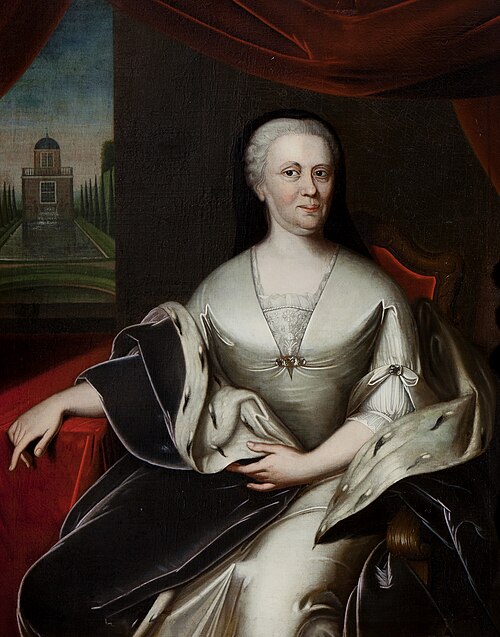 Maria Louise van Hessen-Kassel, prinses van Oranje-Nassau (1688-1765). Echtgenote van Johan Willem F, 1748, Bernardus Accama